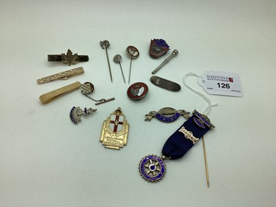 Lot 126 - Hallmarked Silver Gilt and Other Medallion...