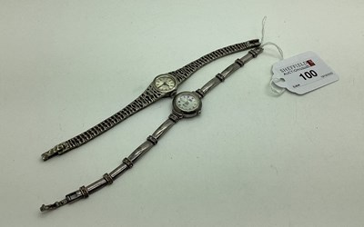 Lot 100 - Reicas; A Stylish Ladies Wristwatch, the...