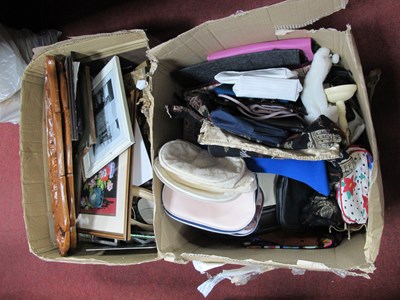 Lot 1131 - Handbags, picture frames, Oriental wall...
