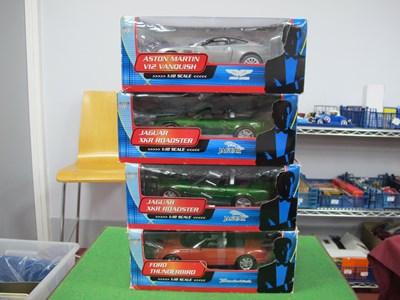 Lot 427 - Four James Bond 007 1:18th Scale Diecast Model...