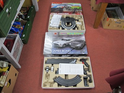 Lot 459 - Two 1:64th Scale Micro Scalextric Slot Car...