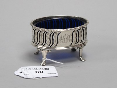 Lot 60 - A Georgian Hallmarked Silver Salt, Richard...