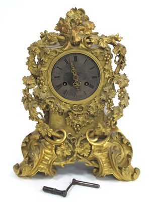 Lot 1011 - A Late XIX Century French Heavy Ormolu Mantle...