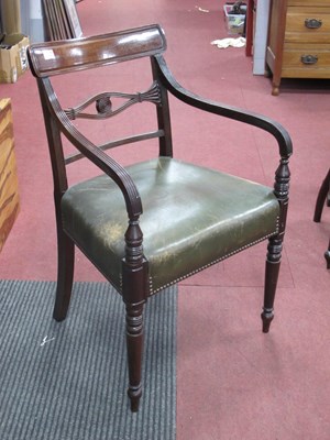 Lot 1519 - An early XIX century regency mahogany carver...