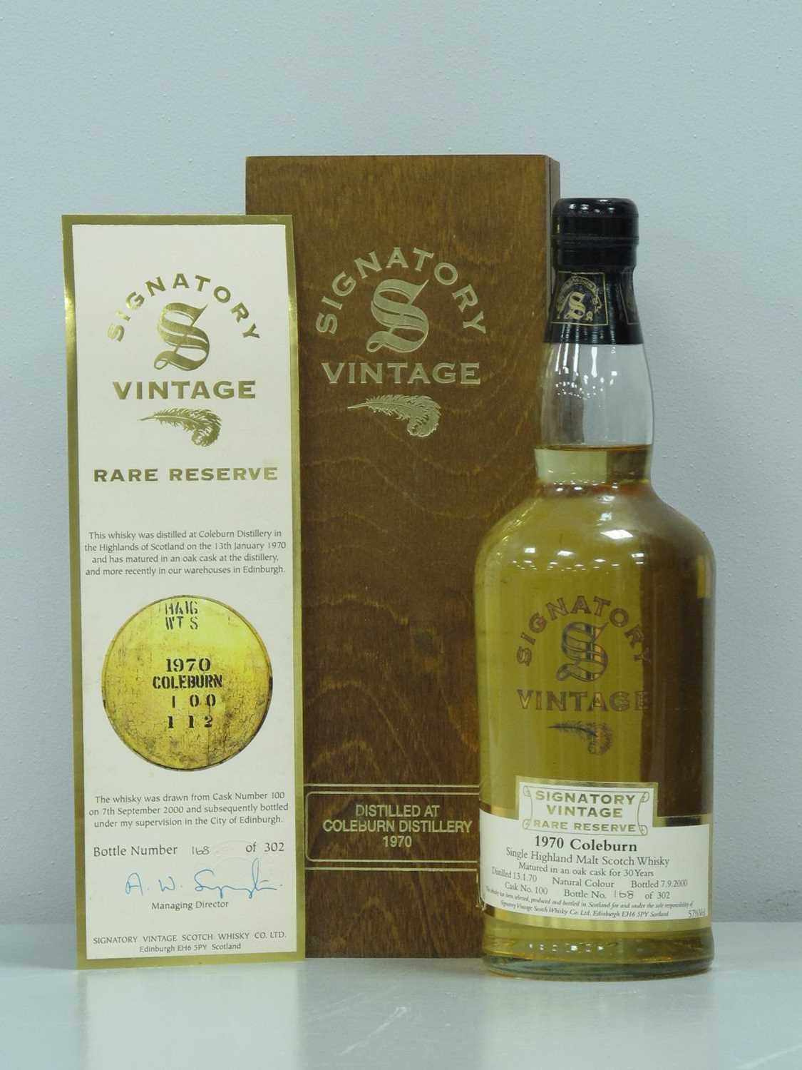 Lot 26 - Signatory Vintage Rare Reserve, Single...