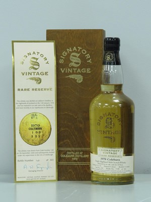Lot 26 - Signatory Vintage Rare Reserve, Single...