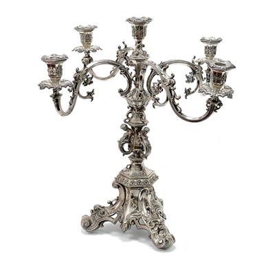 Lot 1 - An Impressive c.XIX Century Heavy Four Branch...