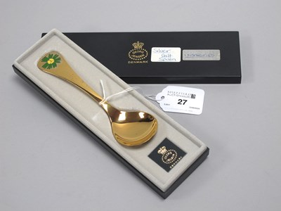 Lot 27 - Annelise Bjorner for Georg Jensen; A Danish...
