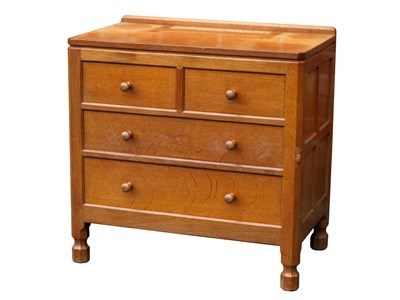 Lot 1519 - A Robert 'Mouseman' Thompson Oak Chest of...