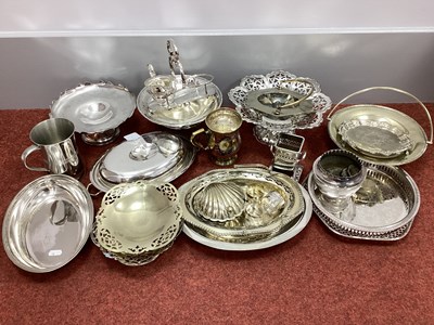 Lot 30 - A Collection of Assorted Plated Ware,...