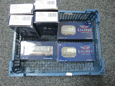 Lot 891 - Seven HO Gauge Outline German Rolling Stock...