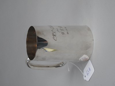 Lot 63A - A Hallmarked Silver Mug, Walker & Hall,...