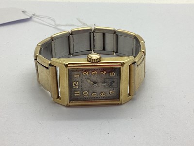 Lot 116 - Hamilton; An Art Deco Style 14k Gold Filled...