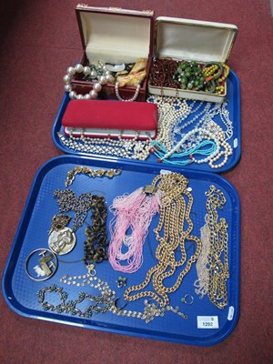 Lot 1292 - A Collection of Costume Jewellery, to include...