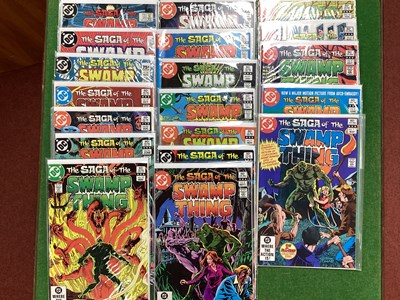 Lot 818 - Nineteen DC The Saga of The Swamp Thing Comic...