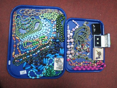 Lot 1083 - An Assortment of Costume Jewellery, to include...