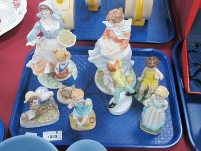 Lot 1250 - Royal Worcester Figurines 'A Farmers Wife' and...