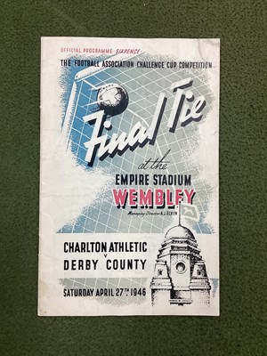 Lot 859 - 1946 F.A Cup Final Programme Charlton Athletic...