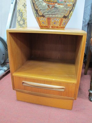 Lot 1572 - G Plan Teak Bedside Cupboard, with lipped...