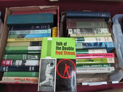 Lot 504 - Cricket Books - Pelham Warner, Titmus, Trueman,...