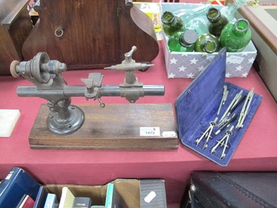 Lot 1472 - Lurch Schmidt & Co watchmakers lathe (with...