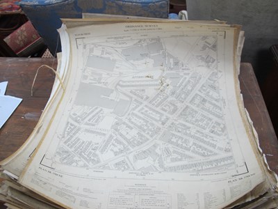Lot 1596 - Roll of approx approx. 40 ordnance survey...
