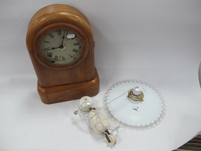 Lot 1458 - A XIX Century American Eight-Day Mantel Clock;...