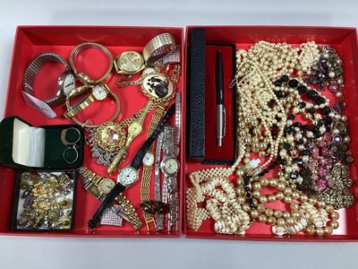 Lot 113 - A Mixed Lot of Assorted Costume Jewellery,...