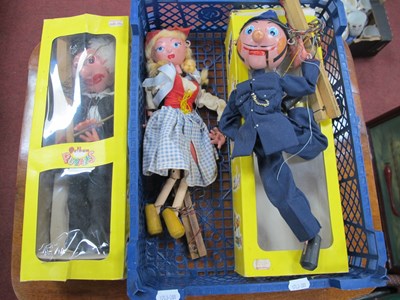Lot 1461 - Three Pelham Puppets, Policeman, School...