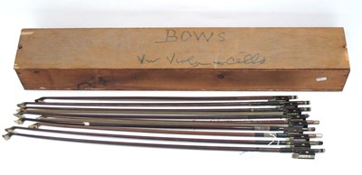 Lot 1411 - Violin Bows - Vuillaume, Czechoslovakia and...