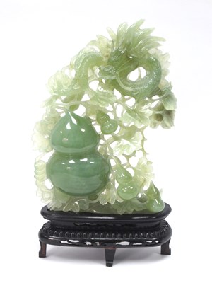 Lot 1155 - A Mid/Late XX Century Jadeite Carving of a...
