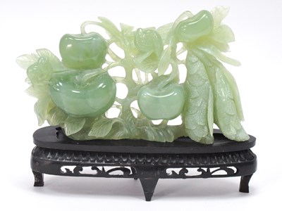 Lot 1154 - A Mid/Late XX Century Jadeite Carving of a...