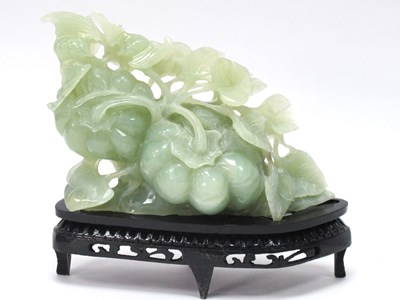 Lot 1153 - A Mid/Late XX Century Jadeite Carving of...