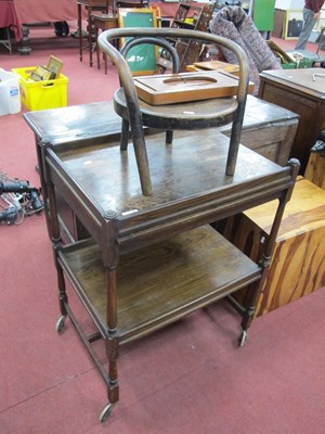 Lot 1622 - A 1920's Metamorphic Tea Trolley, with two...