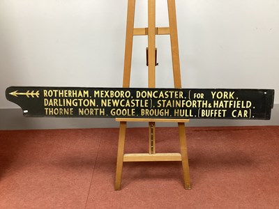 Lot 1307 - Railway Interest: A Double Sided Railway Train...