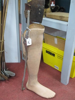 Lot 1488 - A Mid XX Century Orthopaedic Lower Leg in...