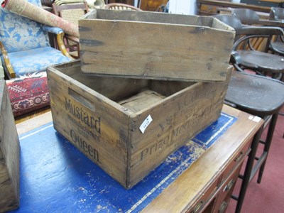 Lot 1619 - An Early XX Century Pine Crate for "Coleman's...