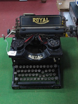 Lot 1502 - An Early XX Century 'Royal' Typewriter.