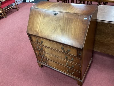 Lot 1542 - Reprodux Mahogany Bureau, with fall front,...