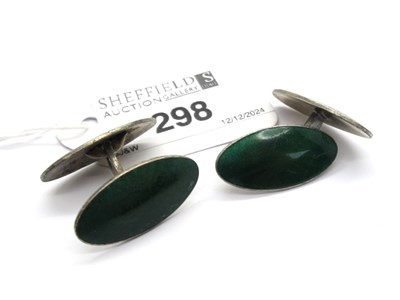 Lot 298 - Bernhard Hertz; A Pair of Danish Enamel...