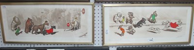 Lot 1445 - Boris O'Klein, Dirty Dogs Series Prints...
