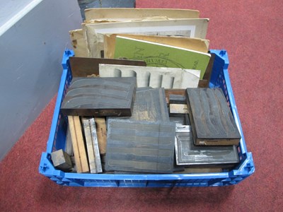Lot 1421 - Sheffield Cutlery Printing Blocks, William...