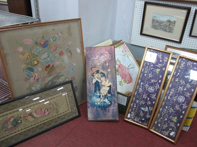 Lot 1467 - Boat scene signed Brian Hayes bottom left,...