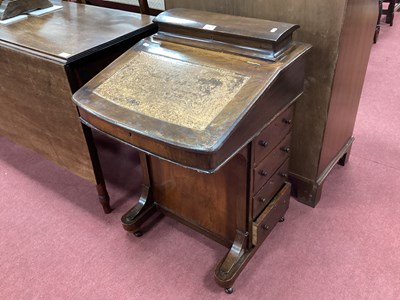 Lot 1541 - XIX Century Mahogany Davenport Desk, with dome...