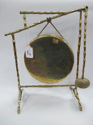 Lot 1401 - An Early 1900s Arts and Crafts Style Brass...