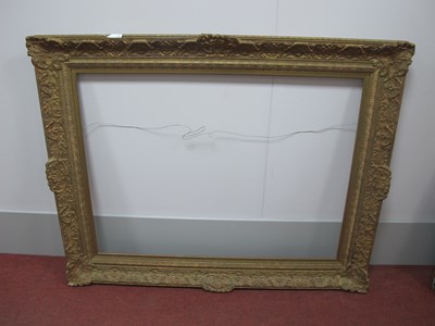 Lot 1447 - Gilt Picture Frame with Shell Corners and...