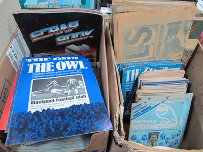 Lot 478 - Sheffield Wednesday Programmes 1970s and 80s,...