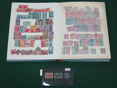 Lot 1364 - Stamps: A large stockbook containing a...