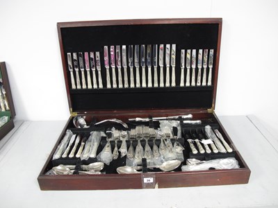 Lot 36 - A Twelve Setting Canteen of Electroplated...