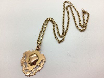 Lot 108 - A Highly Decorative 9ct Gold Medallion Fob, in...